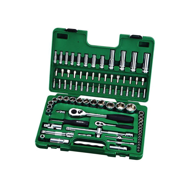 JOGO CHAVES CAIXA 1/4"-1/2" 88 PCS.