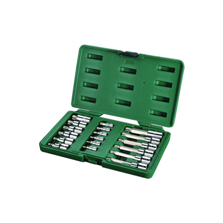 JOGO CHAVES 1/4" 1/2" TORX 18PCS.