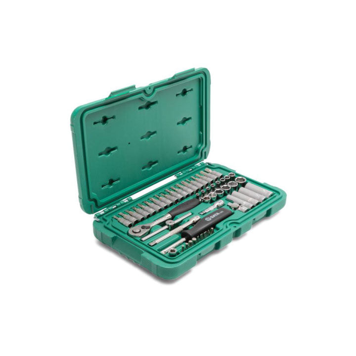 JOGO CHAVES CAIXA 1/4" 3.5-14MM 52PCS