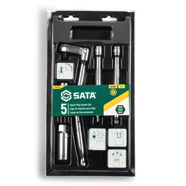 JOGO CHAVES CAIXA VELAS 3/8" 5PCS.