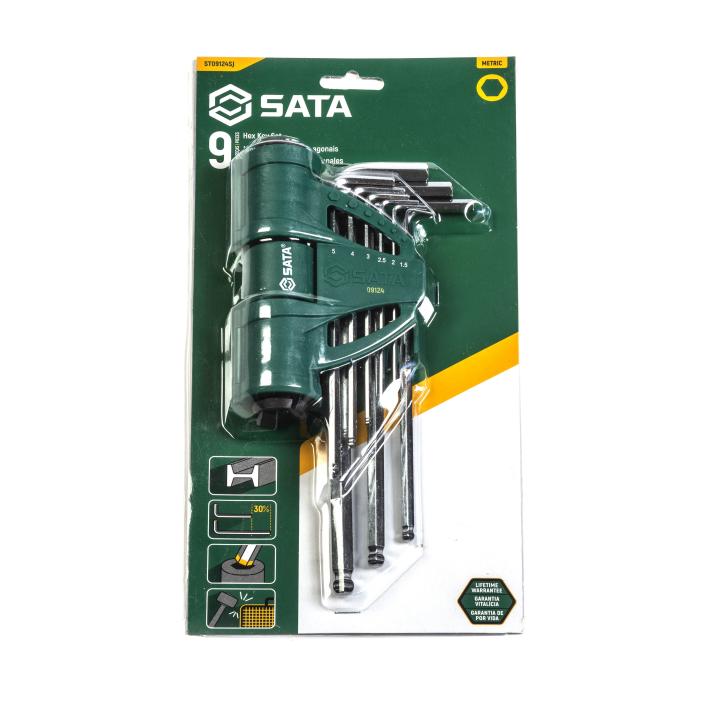 JOGO CHAVES SEXT.INTERIOR 1.5-10MM 9 PCS.