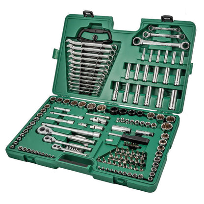 JOGO CHAVE CAIXA 1/4" 3/8" 1/2" 150 PCS.